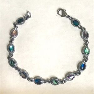 Silver/Iridescent Bracelet